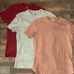 Like New T-Shirt Bundle. H&M Slim Fit Medium